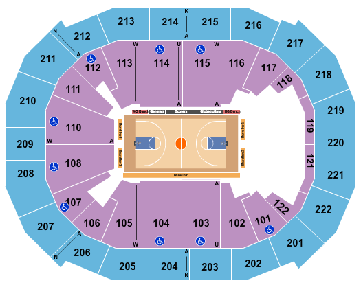 Chaifetz Arena Harlem Globetrotters Seating Chart